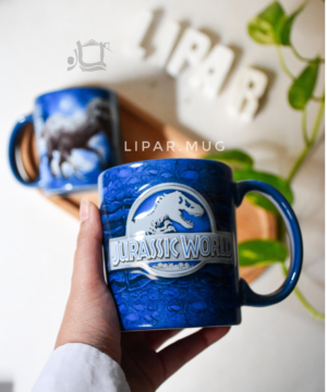 فرنچ پرس ماگ اورجینال دیزنی طرح جوراسیک JURASSIC WORLDیتیان