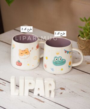 ماگ طرح صورت حیوانات 3698