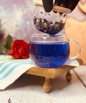 فنجان دمنوش تمکام پیرکس درب بامبو کد 3830