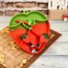 ظرف غذای کودک سلیکونی توت فرنگی کد 0994
