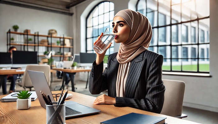 فواید نوشیدن آب در محیط کار