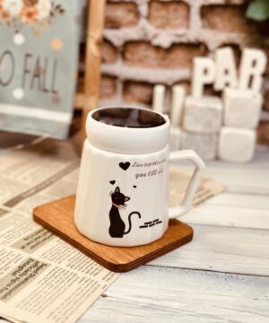 ماگ درب آینه ای گربه کد 7848