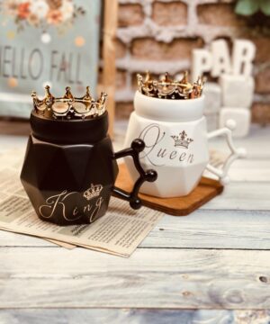 ست ماگ درب آینه ای تاج دار کد 7881