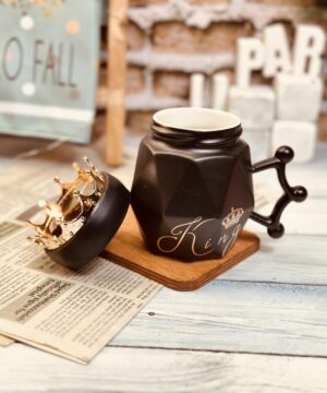ست ماگ درب آینه ای تاج دار کد 7881