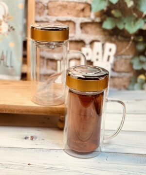 لیوان دمنوش درب پیچی کد 9252