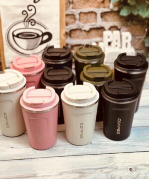 تراول ماگ بدنه پلاستیکی کافی coffee حجم 380 میل کد 1120