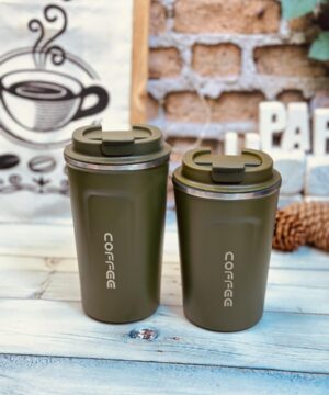 تراول ماگ بدنه پلاستیکی کافی coffee حجم 380 میل کد 1120