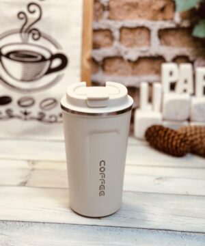 تراول ماگ بدنه پلاستیکی کافی coffee حجم 500 میل کد 1119