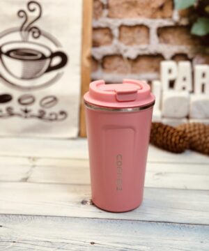 تراول ماگ بدنه پلاستیکی کافی coffee حجم 500 میل کد 1119