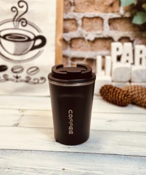 تراول ماگ بدنه پلاستیکی کافی coffee حجم 380 میل کد 1120