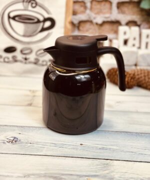 فلاسک استیل تپل خط طلایی 1 لیتر کد 1146