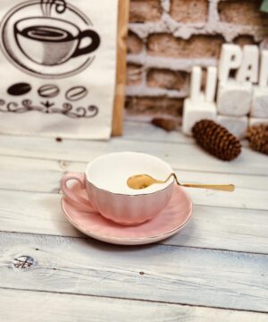 فنجان لته خوری کنگره ای زیر دار کد 2174