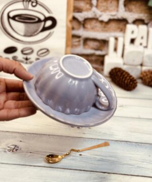 فنجان لته خوری کنگره ای زیر دار کد 2174