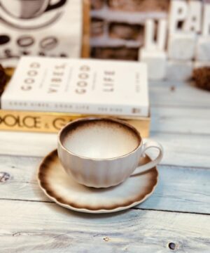فنجان لته خوری کنگره ای کد 2243