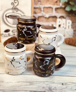 ست ماگ ماربل درب پیچی آینه دار کد 2367