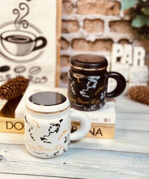 ست ماگ ماربل درب پیچی آینه دار کد 2367