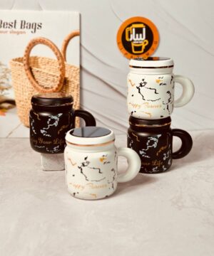 ست ماگ ماربل درب پیچی آینه دار کد 2367