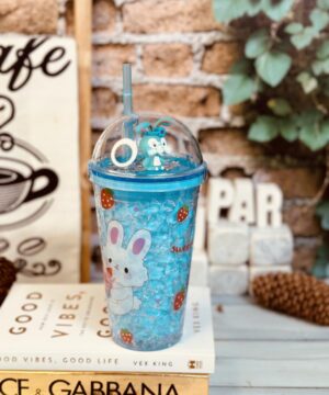 ماگ اسموتی 2 جداره ژل دار طرح خرگوشی کد 2610