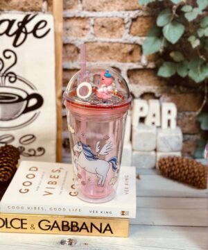 ماگ اسموتی 2 جداره بدون ژل یونیکورن کد 2620