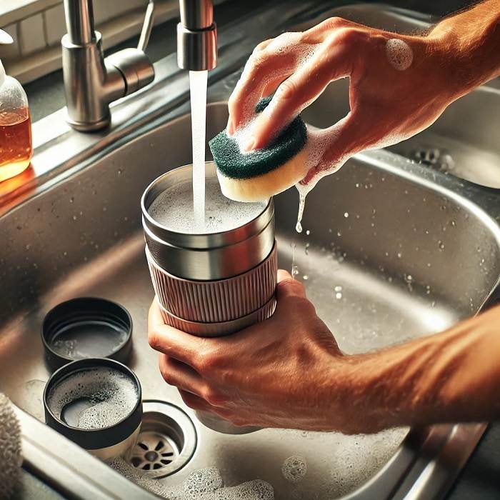 نحوه شستشوی تراول ماگ