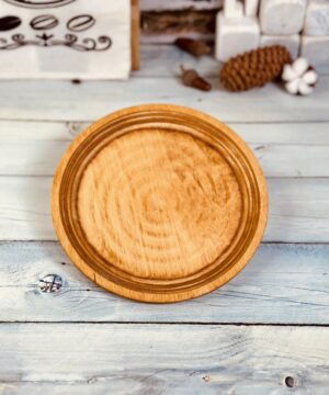 بشقاب گرد چوبی پلای وود کد 5097