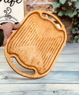 سینی مستطیل چوبی پلای وود کد 5103