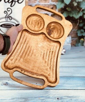 سینی مستطیل چوبی پلای وود کد 5103