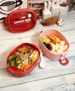 لانچ باکس 2 طبقه قفل پنجه ای کد 5021