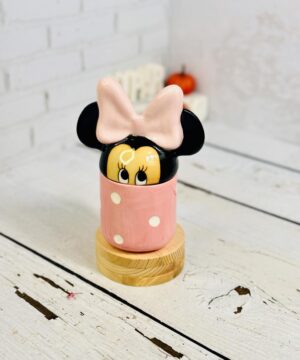 ماگ طرح دیزنی دست ساز خانواده مینی درب دار کد 6518