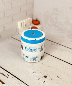 لانچ باکس ( ظرف غذا ) 2 طبقه گرد عروسکی کد 6009