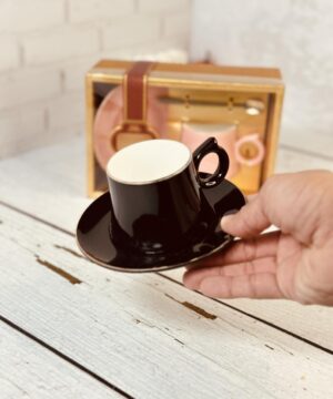 فنجان چای خوری جعبه کادویی بزرگ کد 6724