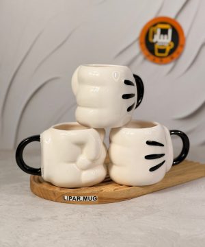 ماگ طرح دیزنی دست ساز مشت میکی موس کد 6560