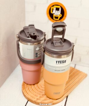 تراول ماگ 1050 میل دسته دار تایسو درب مات کد TS_8829