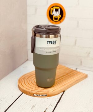 تراول ماگ 1050 میل دسته دار تایسو درب مات کد TS_8829