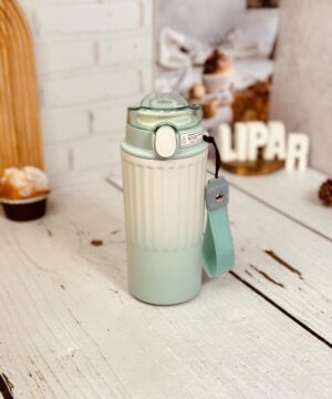 تراول ماگ آمبره ای بدنه خط دار کد 2684