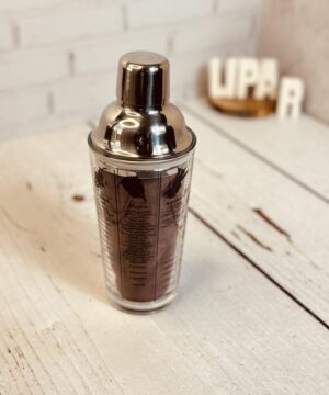 شیکر شیشه ای درب استیل کد 3133