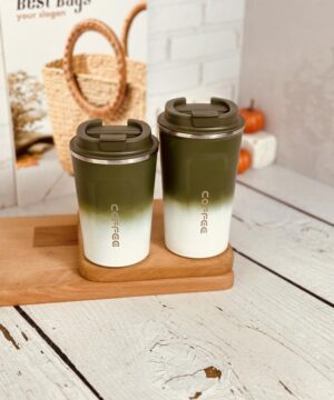 تراول ماگ بدنه پلاستیکی آمبره ای 380 میل کد 8033