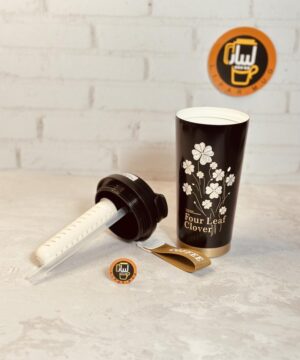 تراول ماگ استیل دوسرنوش طرح گل ژاپنی کد 8282