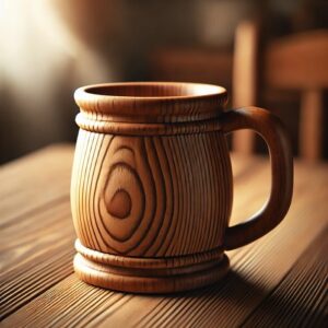 ماگ چوبی ساده