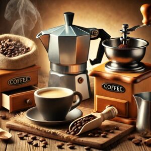 تجهیزات تهیه ی قهوه