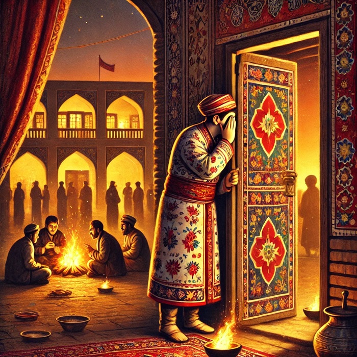 گوش ایستادن و گرفتن فال