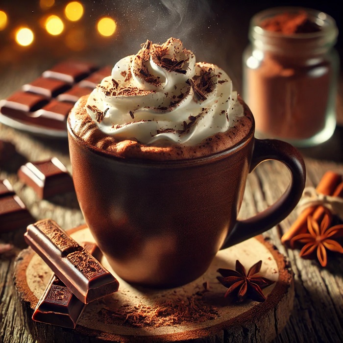 هات چاکلت دارچینی