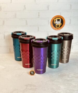 تراول ماگ دسته دار COFFEE کد 8495