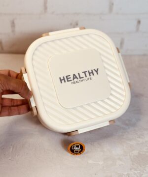 لانچ باکس پلاستیکی سه خانه HEALTHY کد 8550