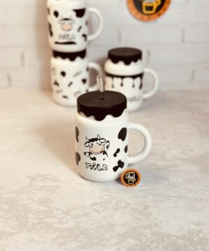 ماگ سراميكى نى دار طرح MILK كد 9222
