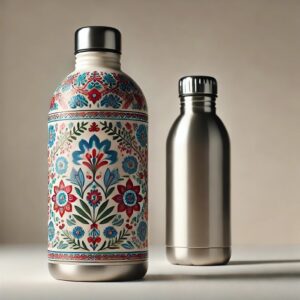 فلاسک طرح دار و ساده