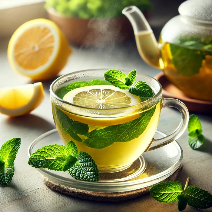 چای سبز و نعناع