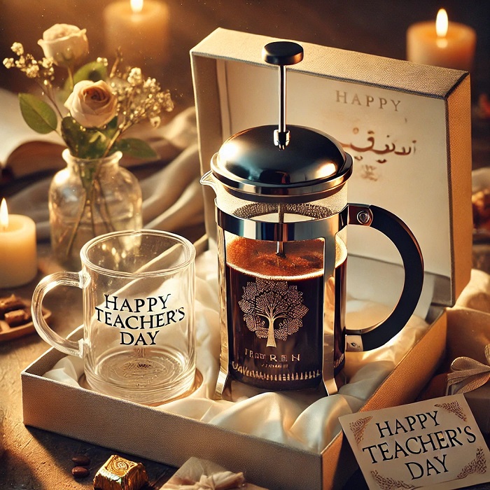 فرنچ پرس با ماگ پیرکس