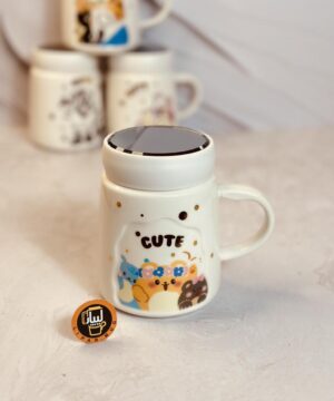 ماگ درب پیچی فانتزی CUTE کد 2021