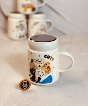 ماگ درب پیچی فانتزی CUTE کد 2021